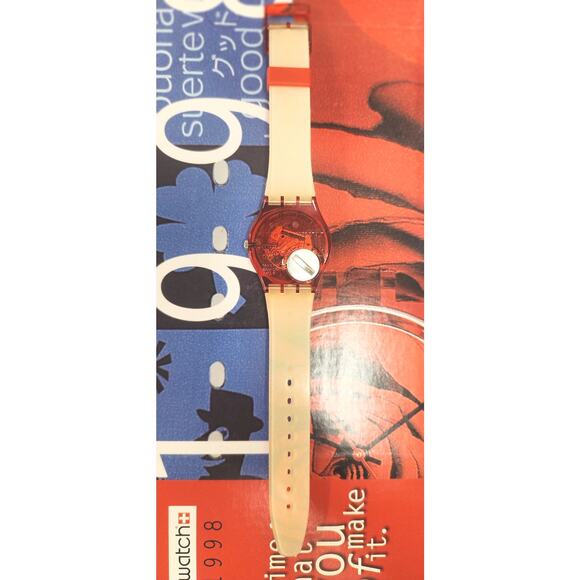 Swatch watch THE ROSE GR136PACK 1998 Worldwide Packagings New old stock - Picture 6 of 10